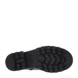 PITILLOS 10105 Stivaletti Casual Donna Pelle Nero Tacco Grosso 4Cm Suola Gomma
