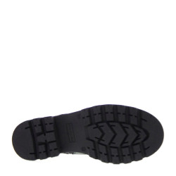PITILLOS 10106 Anfibi Casual Donna Pelle Nero Tacco Grosso 4Cm Suola Gomma