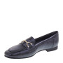 PITILLOS 10170 Mocassini Casual Donna Pelle Antracite Tacco Grosso 1Cm Suola Gomma