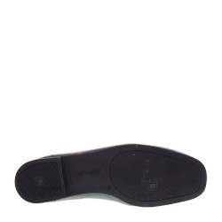 PITILLOS 10170 Mocassini Casual Donna Pelle Antracite Tacco Grosso 1Cm Suola Gomma