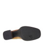 PITILLOS 10192 Stivaletti Casual Donna Pelle Cuoio Tacco Grosso 8Cm Suola Gomma Gambale Caviglia