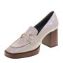 PITILLOS 10194 Mocassini Casual Donna Naplack Piedra Tacco Grosso 7Cm Suola Gomma