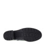 PITILLOS 20022 Stivaletti Casual Donna Pelle Nero Tacco Grosso 5Cm Suola Gomma Gambale Caviglia