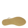 PITILLOS 5522 Sandali Sportivi Donna Pelle Laminata Rosa Tacco Zeppa 6Cm Suola Poliuretano