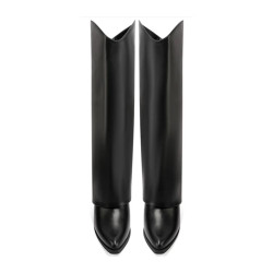 QUEEN HELENA X31109 Stivali Moda Donna Pelle Sintetica Nero Tacco Western 6Cm Suola Gomma Gambale Ginocchio QUEEN HELENA X31109 Stivali Moda Donna Pelle Sintetica Nero Tacco Western 6Cm Suola Gomma Gambale Ginocchio