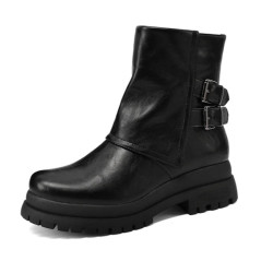 QUEEN HELENA X3396 Stivaletti Moda Donna Pelle Sintetica Nero Tacco Grosso 5Cm Suola Gomma Gambale Caviglia QUEEN HELENA X3396 Stivaletti Moda Donna Pelle Sintetica Nero Tacco Grosso 5Cm Suola Gomma Gambale Caviglia