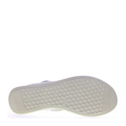 RIPOSELLA ALYWA00BX Sandali Sportivi Donna Alyssa Similpelle Bianco Tacco Zeppa 5Cm Suola Gomma