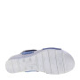 RIPOSELLA FLAW40927 Sandali Confort Donna Flavia Pelle Blu Tacco Zeppa 5Cm Suola Gomma