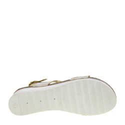 RIPOSELLA MATWA01BX Sandali Sportivi Donna Matilde Similpelle Beige Tacco Zeppa 6Cm Suola Gomma