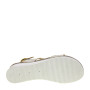 RIPOSELLA MATWA01BX Sandali Sportivi Donna Matilde Similpelle Beige Tacco Zeppa 6Cm Suola Gomma