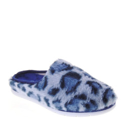 RIPOSELLA WB01BX Pantofole Casa Camera Donna Serena Panno Blu  Suola Gomma