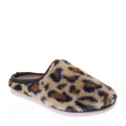 RIPOSELLA WB01BX Pantofole Casa Camera Donna Serena Panno Marrone  Suola Gomma