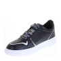 SHOES WORLD 19602 Sneaker Casual Donna Sintetico Nero  Suola Gomma
