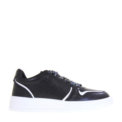 SHOES WORLD 19602 Sneaker Casual Donna Sintetico Nero  Suola Gomma