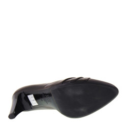 Vitulli 20148 Decollete Invernale in Pelle Nappa Marrone