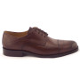 West Coast Baroli 9054, Scarpe classiche invernali da uomo in pelle testa di moro stringate derby plantare a sacchetto