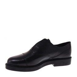 Scarpe Invernali casual per Donna, in Pelle Nera con manifattura artigianale Italiana, ANTICA CUOIERIA 19969