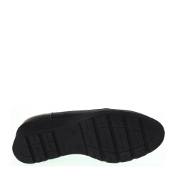 CONFORT 2657 Mocassini Invernali Donna in Vernice Grigio Antracite Linea Comoda MADE IN ITALY