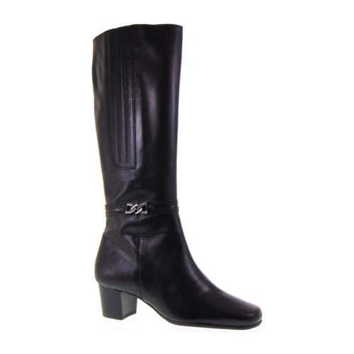 CONFORT 4044 Stivali Donna Invernali in Pelle Nera Linea Comoda MADE IN ITALY