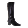 CONFORT 4044 Stivali Donna Invernali in Pelle Nera Linea Comoda MADE IN ITALY
