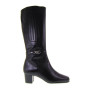 CONFORT 4044 Stivali Donna Invernali in Pelle Nera Linea Comoda MADE IN ITALY
