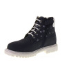 Scarponcini Invernali per Bambina in Nubuck Blu, LUMBERJACK  River  SG00101-001 Stars Navy Blue e White