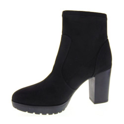 ANTICA CUOIERIA 20340-S-AA7 STIVALETTI INVERNALI DONNA TACCO 90 TESSUTO NERO MADE IN ITALY