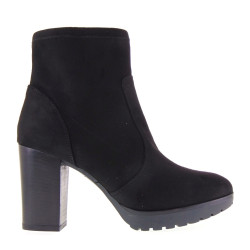 ANTICA CUOIERIA 20340-S-AA7 STIVALETTI INVERNALI DONNA TACCO 90 TESSUTO NERO MADE IN ITALY