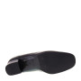 CONFORT 15I1467 Nappa Nero Vernice Nero Decollete Elegante tacco basso Made in Italy