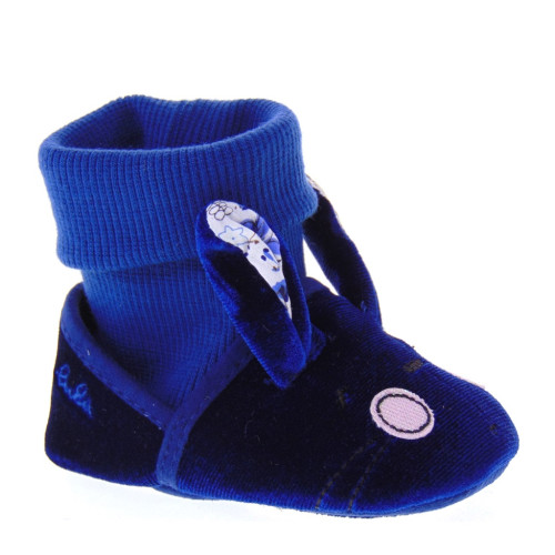 LULU Cat LX090007T pantofoline a calza scarpette Neonato Coniglietto Blu