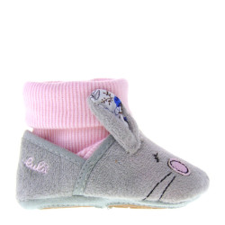 LULU Cat LX090007T pantofoline a calza scarpette Neonato Coniglietto Grigio