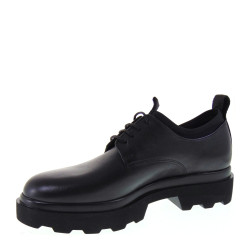 ANTICA CUOIERIA 20687-4-AF1 Scarpe Invernali Donna in Pelle Nero e Tessuto Madison Lycra