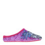 RIPOSELLA Home 4354 Fuxia Pantofole Invernali Donna in Panno caldo con Gatto raffigurato