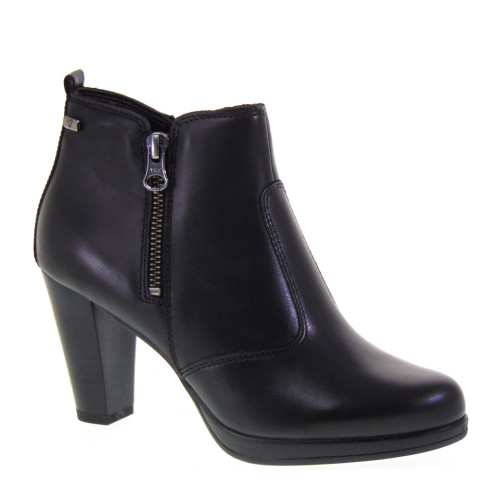 VALLEVERDE 46302 Tronchetti Donna in Pelle Nera