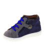 WALKEY 40072 Sneakers Invernali Bimbo in Camoscio Grigio e Blu Made in Italy