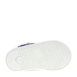 WALKEY 40072 Sneakers Invernali Bimbo in Camoscio Grigio e Blu Made in Italy