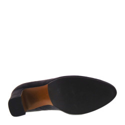 ELATA 56510 Decollete Eleganti Tacco 95 Made in Italy in Camoscio Grigio