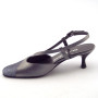 ELATA 18178 Donna Scarpe Classiche Eleganti in raso acciaio con tacco 50