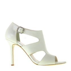 Scarpe da Sposa ELATA S2606 in Pelle Capretto Vapor con Tacco 9