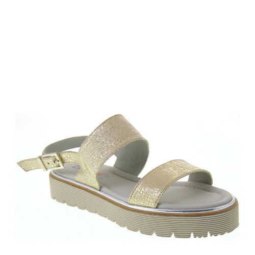 CALLAGHAN 20601 Sandali Donna bassi in Pelle Champagne Platino