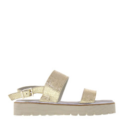 CALLAGHAN 20601 Sandali Donna bassi in Pelle Champagne Platino