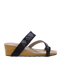 Sandali Infradito Grunland PAGE CB1523-40 Camoscio Nero