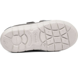 GORILA 43000 Sneakers con velcri regolabili in Nubuck Blu Avio e Grigio Ural Trenza 1.4 Jeans Starboy