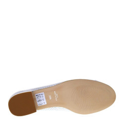 ALBERTO LA TORRE 4633 Scrach Rabatt Argento Ballerine Donna in Pelle Made in Italy