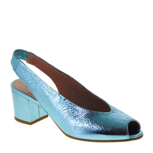 ALBERTO LA TORRE 4642 Bohemia Verde Sandali Donna in Pelle Made in Italy tacco 50