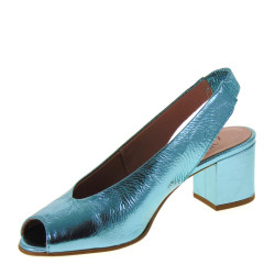 ALBERTO LA TORRE 4642 Bohemia Verde Sandali Donna in Pelle Made in Italy tacco 50