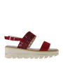 CALLAGHAN 22705 Long Beach Rojo Fresh Sandali Comodi giornalieri in Nubuck Rosso