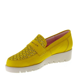 CALLAGHAN 89851 Long Beach Amarillo Platino Mocassini Donna in Pelle Giallo