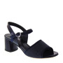 ELATA 19130 Sandali eleganti Made in Italy Tacco 50 in Pelle e Vernice Blu