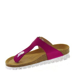 RIPOSELLA Natural 19258 Infradito Donna Bio Sughero Pelle Fuxia